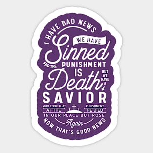 Savior Sticker